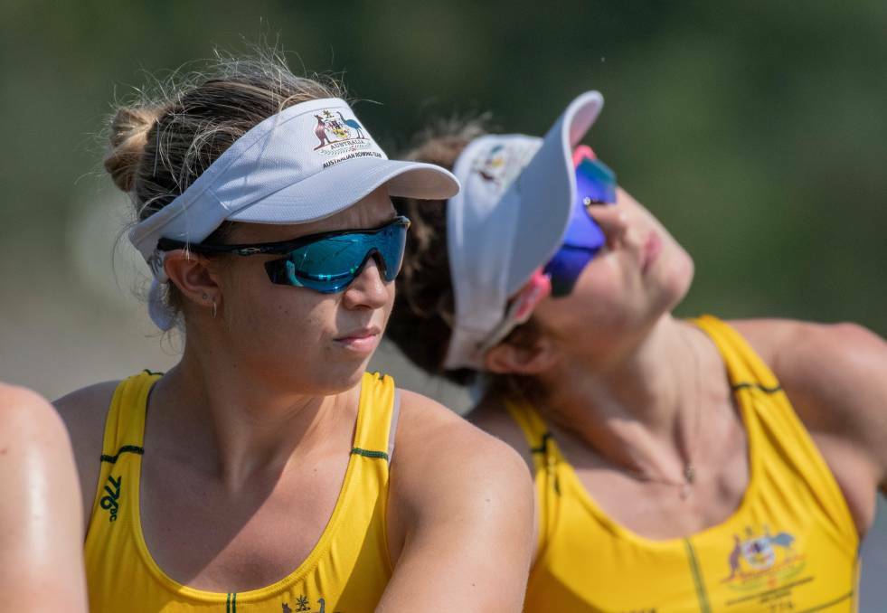 ROBBED: Ballarat's Katrina Werry was meant to be at the Tokyo Olympics last week. Instead she still in Australia. Picture: rowing Australia.