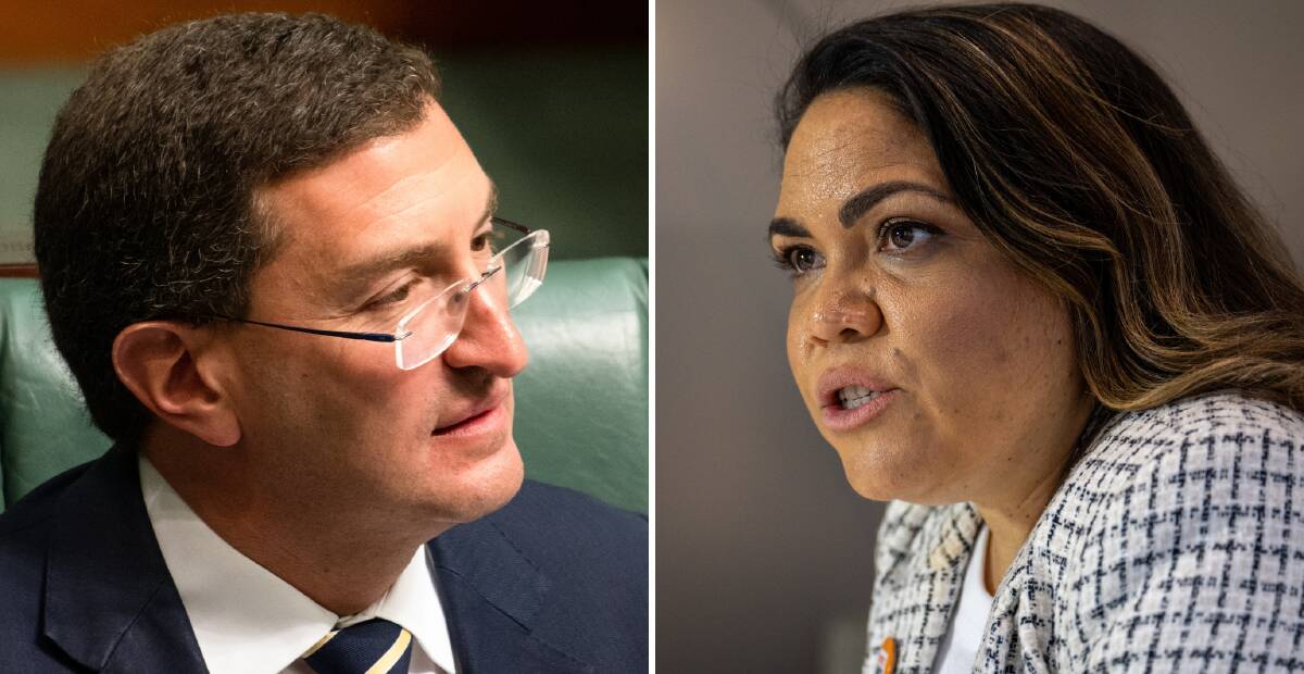 The political fortunes of Julian Leeser, left, and Jacinta Nampijinpa Price have pivoted around the Voice to Parliament. Picture by Elesa Kurtz, Paul Scambler