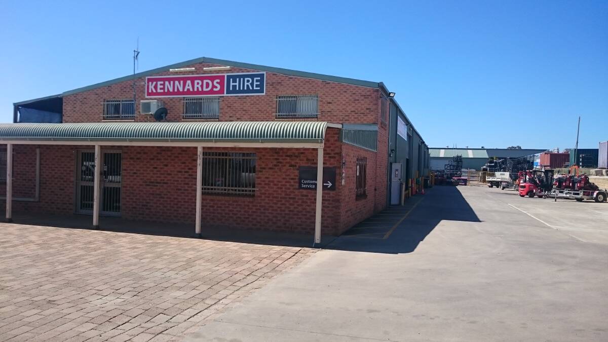One Stop Shop: Kennards Hire has a massive range of equipment, big and small, available to hire. Photo: A.Lotherington.