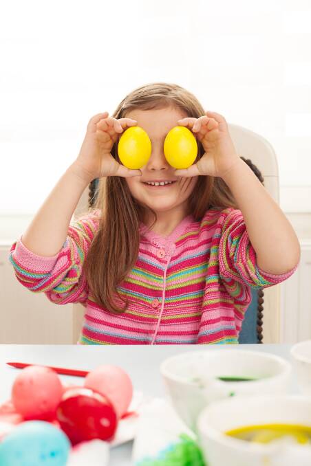 Easter Fun: Creating Easter crafts, Lego building and Waste to Art projects are just some of the fun on offer during the Easter school holidays. Photo: Shutterstock. 