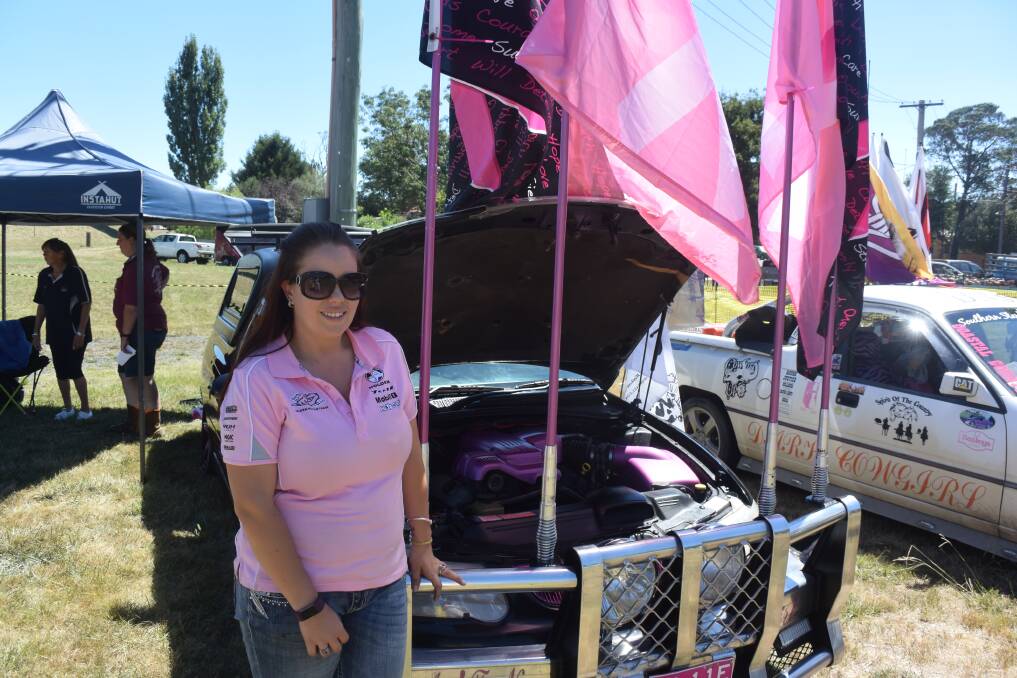 Time for some beaut utes: With utes coming from across the state, Jess Walmsley travelled all the way from Tamworth to enter her pride and joy in the Les Sullivan Ute Muster. Photo: File.