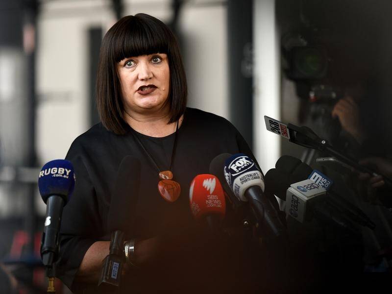 CEO Raelene Castle says details of Rugby Australia's settlement with Israel Folau are confidential.