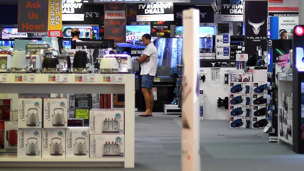 Most consumers surveyed want durability and repairability ratings alongside energy use details. (Dave Hunt/AAP PHOTOS)