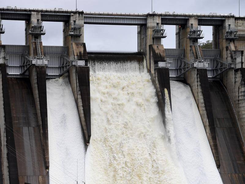 WaterNSW, which owns assets such as Warragamba Dam, supplies two-thirds of water used in the state. (Dan Himbrechts/AAP PHOTOS)