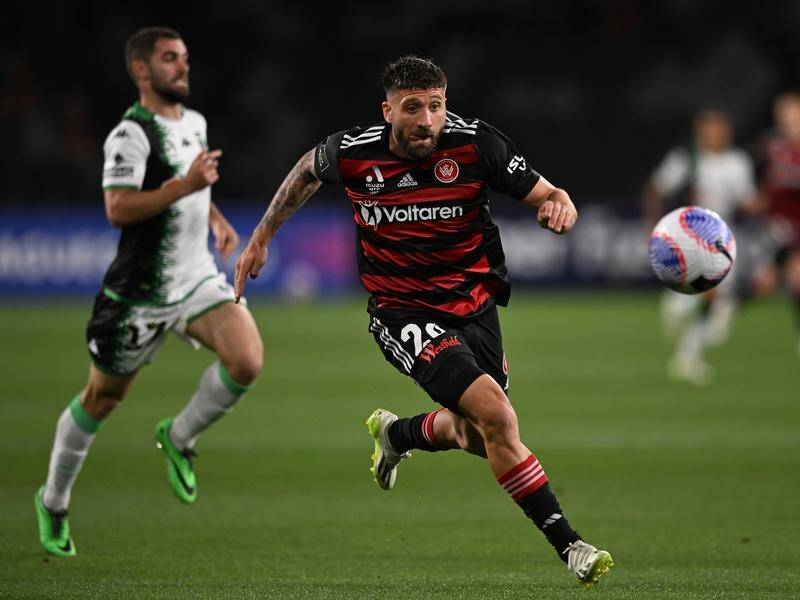 Brandon Borello will miss the Asian Cup and the next three months of the ALM due to injury. (James Gourley/AAP PHOTOS)