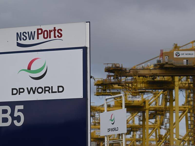 A cyber attack on stevedore DP World disrupted freight at four major ports. (Dean Lewins/AAP PHOTOS)