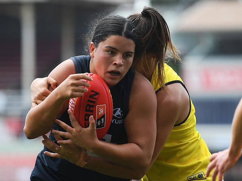 Carlton's Madison Prespakis has been rubbed out of Saturday's AFLW clash with North Melbourne.