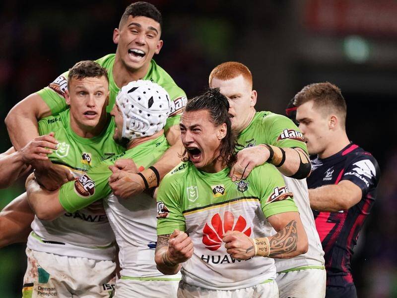 Canberra are third in the NRL with three rounds of the regular season remaining.