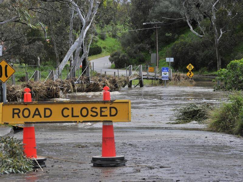 Flood warnings are in place for SA's Eyre and Yorke Peninsulas, and parts of the Flinders Ranges.