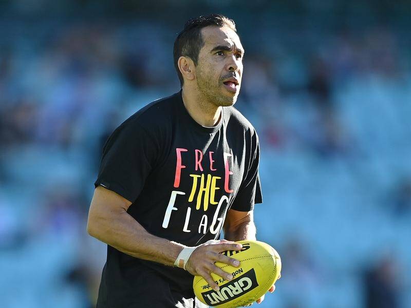 Retired AFL star Eddie Betts showed he is still capable of some goal kicking mastery.