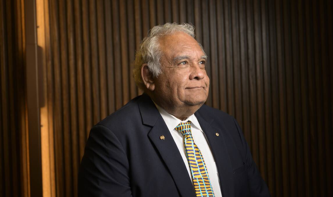Tom Calma before the result. Picture by Keegan Carroll