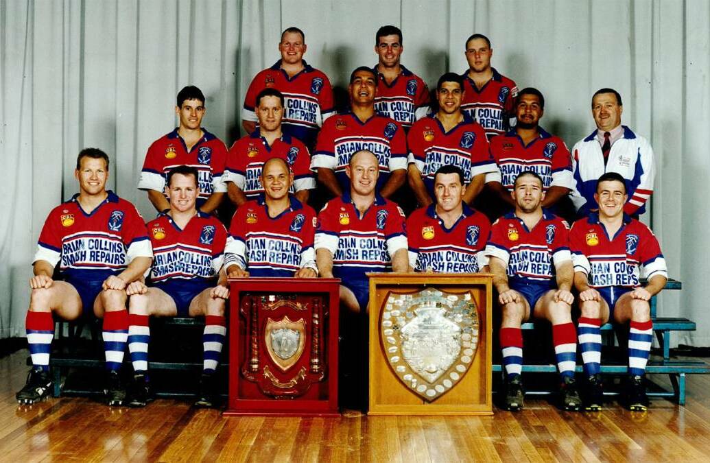 ANOTHER TROPHY: Paul Upfield's Western Division titles included a Group 11 crown with the Parkes Spacemen in 1996.