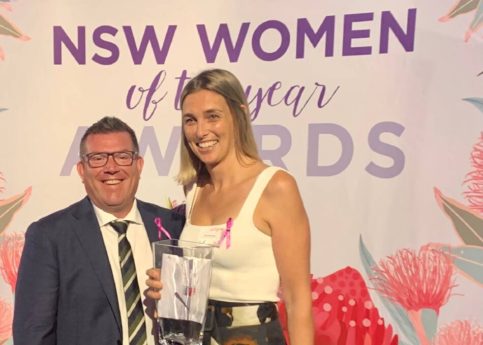 Dubbo MP Dugald Saunders has congratulated Grace Brennan on her award. Photo: supplied