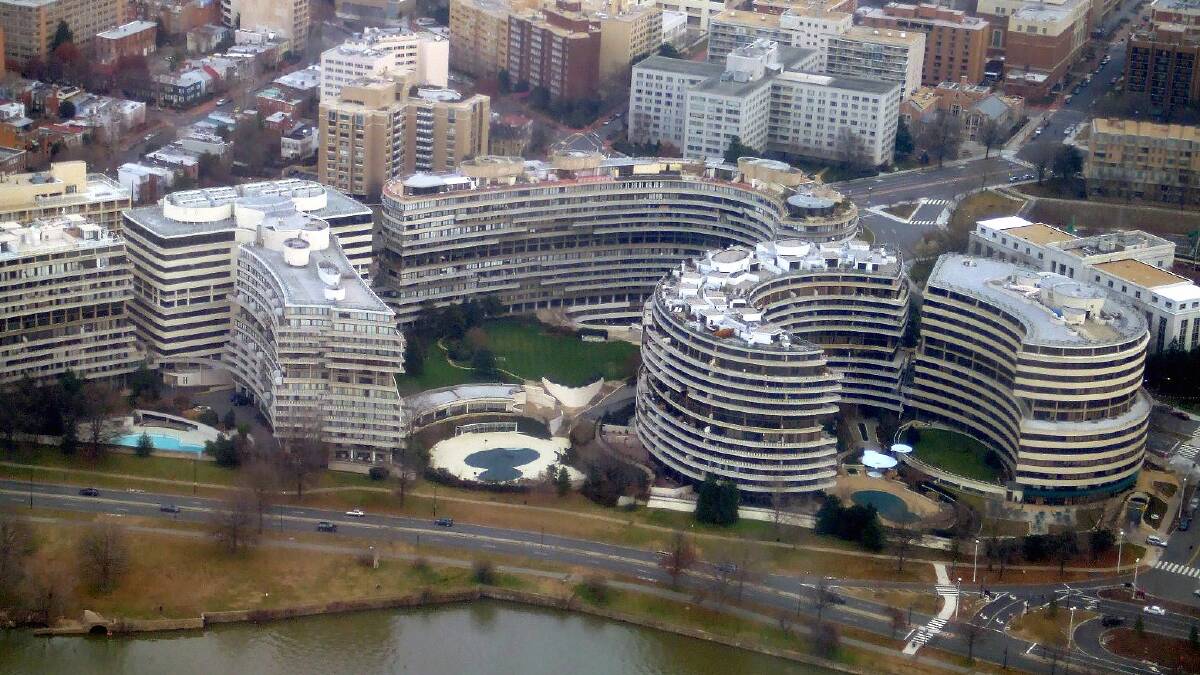 Where it all began: the Watergate complex in Washington. Picture: Wikimedia Commons