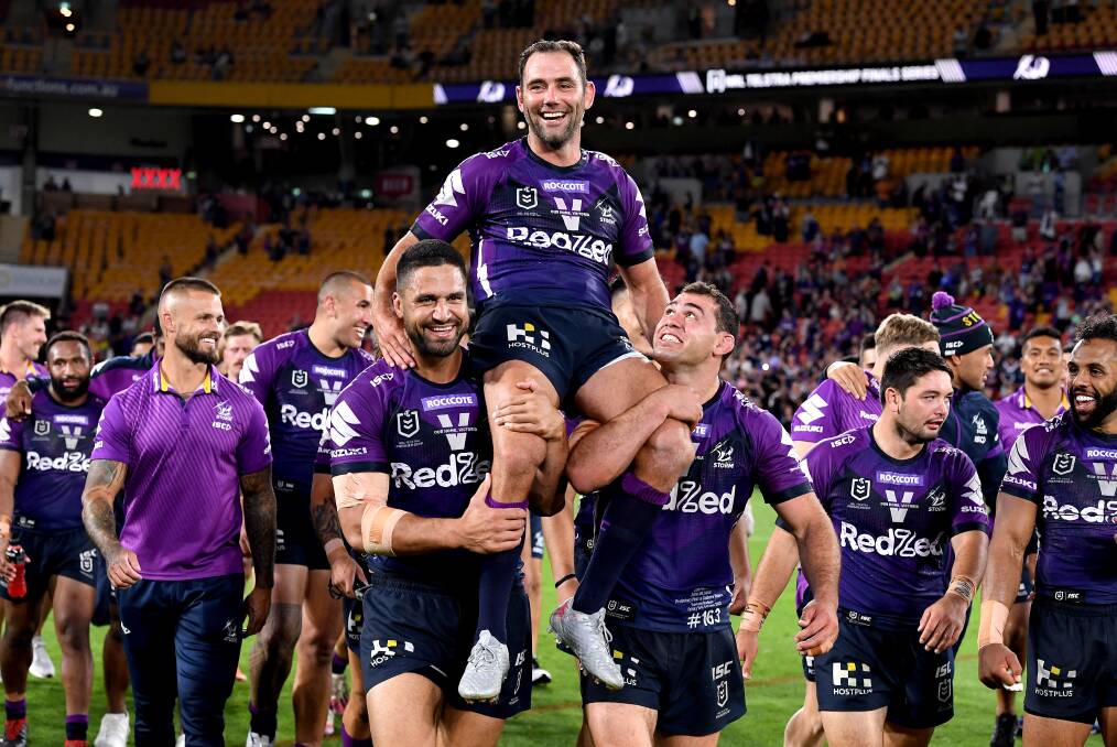 In skipper Cameron Smith, the Storm have arguably the most influential player ever. Photo by Bradley Kanaris/Getty Image