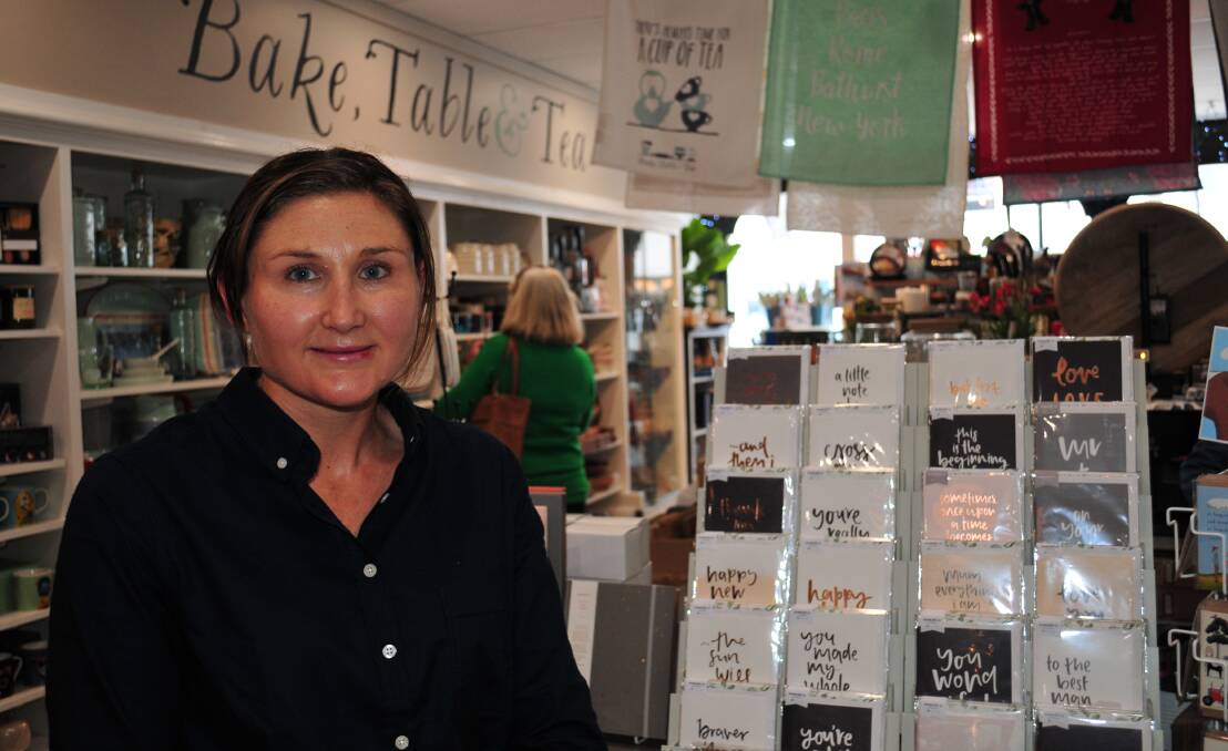 STAYING POSITIVE: Bake, Table and Tea owner Melissa Kelly.