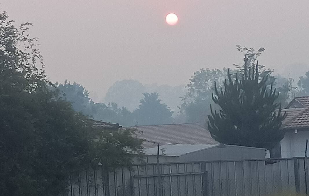 POOR VISION: Dust storms and bushfire smoke blanketed Orange for much of the summer with air quality often rated as 'very poor' or 'hazardous'. Photo: CARMEL CASS