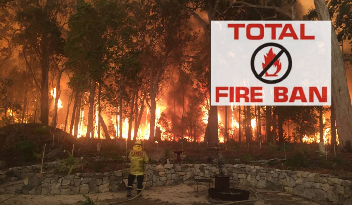 NO FIRES ALLOWED: There is a severe fire danger risk and total fire ban in force for the Central Ranges on Thursday, January 23. Photo: FILE