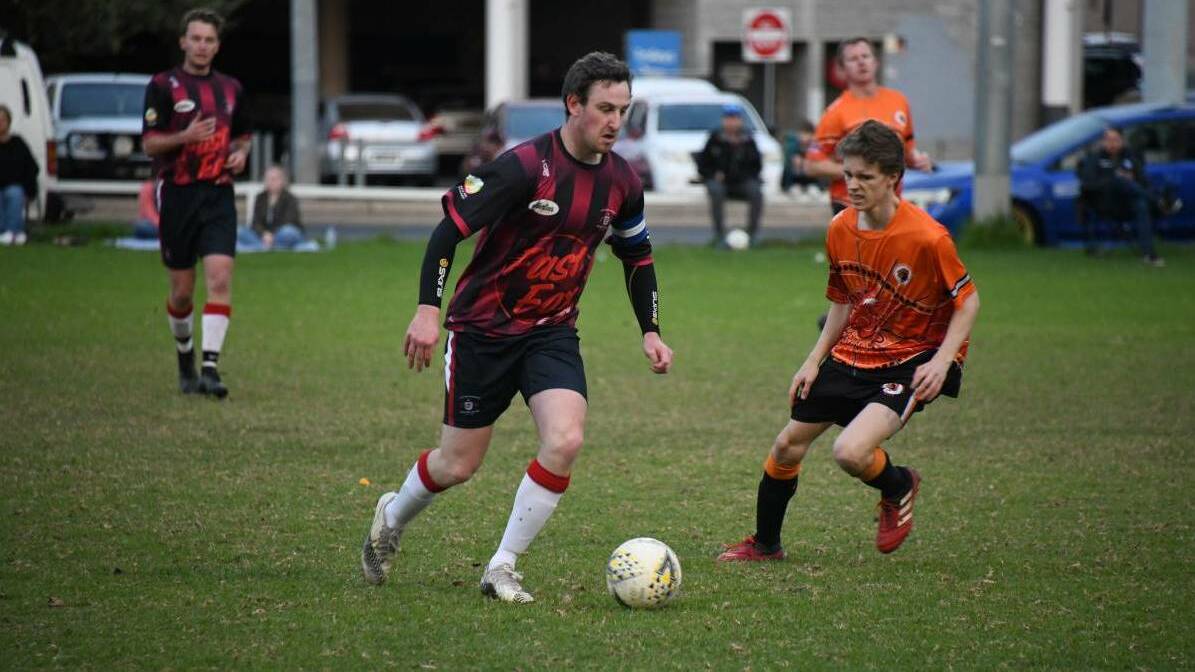Logan Inwood in action for the Lithgow Workmen's WPL side. Photo: AAP
