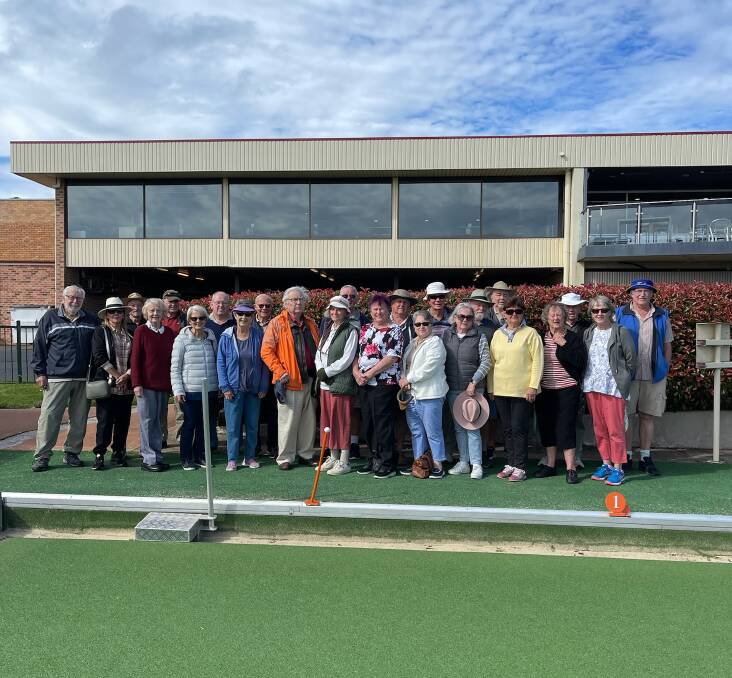 FUN DAY OUT: The Travelling Caravan Safari visited Oberon's bowling greens. Picture SUPPLIED