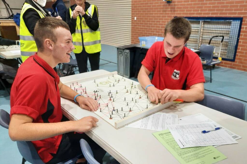 Oberon High School students enjoyed the 2022 Science and Engineering Challenge at Stannies. Picture: Supplied