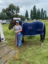 WINNER: Madison Whitley and Strat were crowned17yrs Sporting Champion at Michelago. 