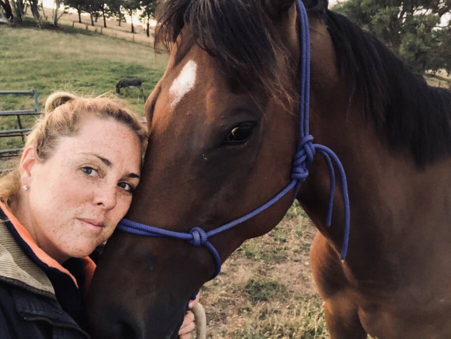 Oberon counsellor Tara Sutton has a passion for helping people with horses at ANSA Counselling. Picture: Supplied