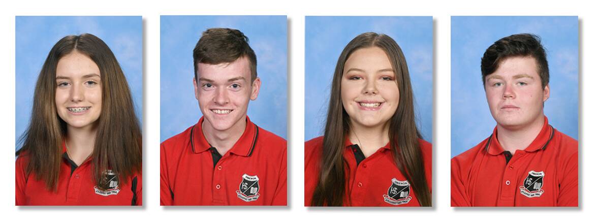 NEW ROLES: The 2022 Oberon High School captains. Picture: SUPPLIED